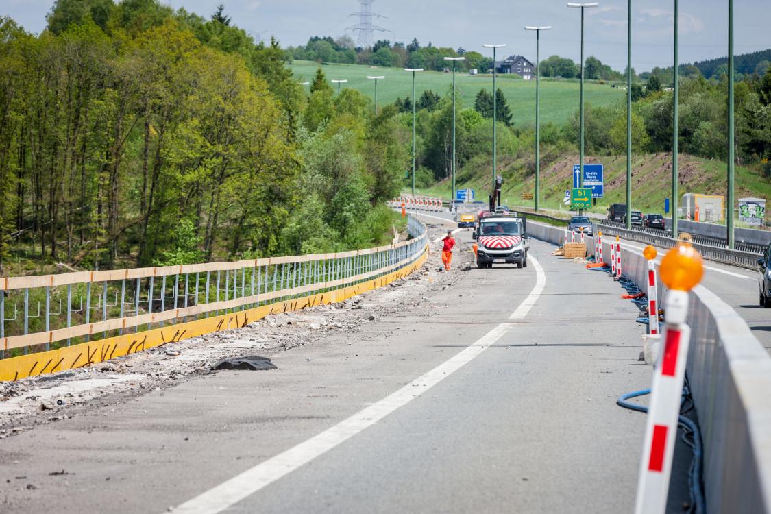 Pont de Houffalize - réparation béton, mise aux normes de sécurité, étanchéité